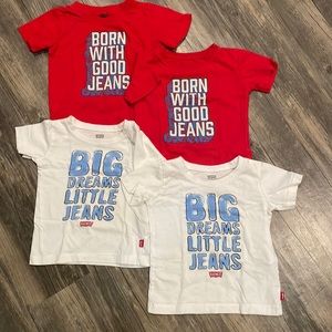 EUC 👶🏻👶🏻 Levi’s t-shirt sets for twins👶🏻👶🏻